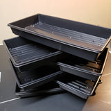 Seed Flats and Seed Starting Insert Cells Assortment   6 flats, 6 various seed cell inserts and 20 Transplant Pots with a 6 Pack of Seed Grab Bag Bonus
