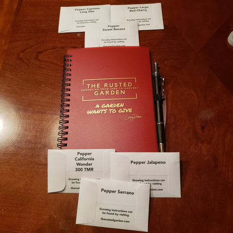 The Rusted Garden Journal / Variety Seed Six Pack Seed Combo