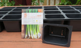 Seed Starting & Transplant Basic Gardening Package (Seeds, Flats, & Cells and TRG Scan and Grow Seed Packs)