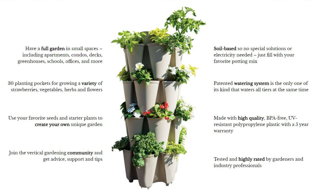 greenstalk vertical planters GreenStalk Vertical Towers – The Rusted Garden