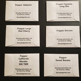 The Rusted Garden Journal / Variety Seed Six Pack Seed Combo