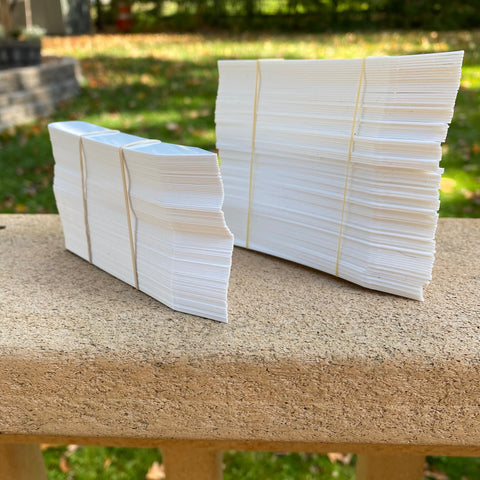 Premium Plastic Plant Markers 4" x 5/8" - 25