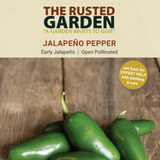 TRG QR Scan and Grow Seed Packs: Pepper Seeds Jalapeno Early (Heirloom)s