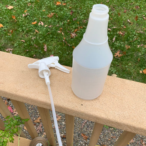 Bottle and Inverted/Any Position Spray Nozzle, Dip Tube & 24 Ounce Bottle