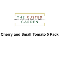 TRG Collection of 5 Colorful Cherry & Small Tomato Seed Packs