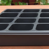Seed Flats and Seed Starting Insert Cells (Open 24 Count) 3 Flats and 72 Total Cells