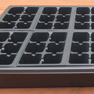 Seed Flats and Seed Starting Insert Cells (Standard 6 Count) 3 Flats and 216 Total Cells