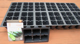 Seed Flats and Seed Starting Insert Cells (Standard 6 Count) 3 Flats and 216 Total Cells