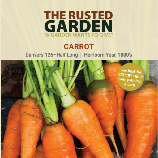 TRG QR Scan and Grow Seed Packs: Carrot - Danvers – The Rusted Garden