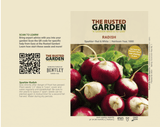 TRG QR Scan and Grow Seed Packs: Radish Sparkler White Tip