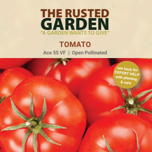 Tomato Seeds Ace 55 (Heirloom): TRG/Bentley QR Scan and Grow Seed Packs