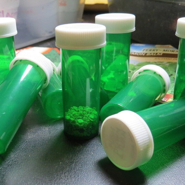 Seed Saving Bottles with Lids - 50