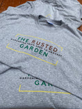 The Rusted Garden New Logo T-Shirts - Gardening from Seed to Harvest