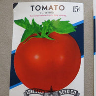 Garden Collectibles: Vintage Seed Package Tomato F2 Hybrid(No Seeds - Collectible Pack Only)