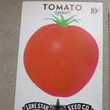 Garden Collectibles: Vintage Seed Package Tomato Oxheart (No Seeds - Collectible Pack Only)