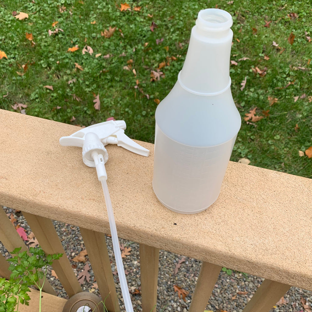 Inverted/Any Position Spray Nozzle, Dip Tube & 24 Ounce Bottle The